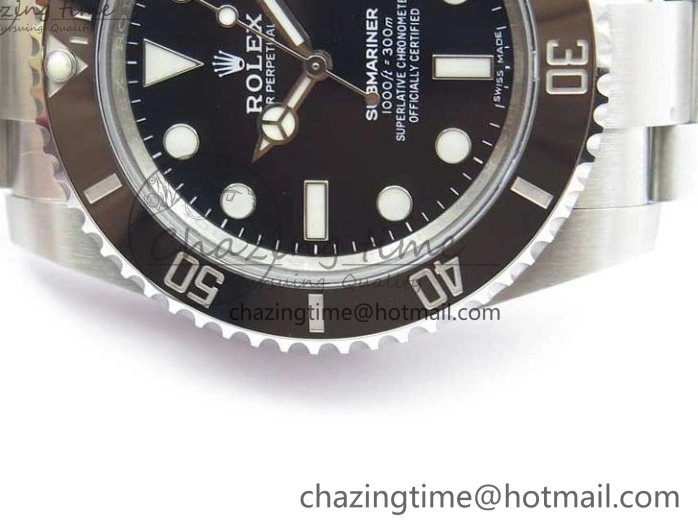 MiroTime 0307 Submariner 116610 LN Black Ceramic 316L Steel Noob 1:1 Best Edition V10. Stretchable 2865